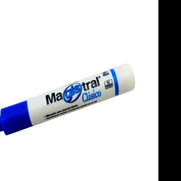 MARCADOR PPIZ. GRUESO MAGISTRAL 83403 PLAST. AZUL PZA